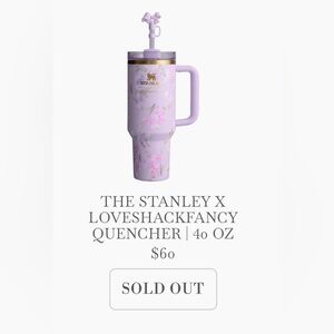 THE STANLEY X LOVESHACKFANCY QUENCHER | 40 OZ 🪻🌸